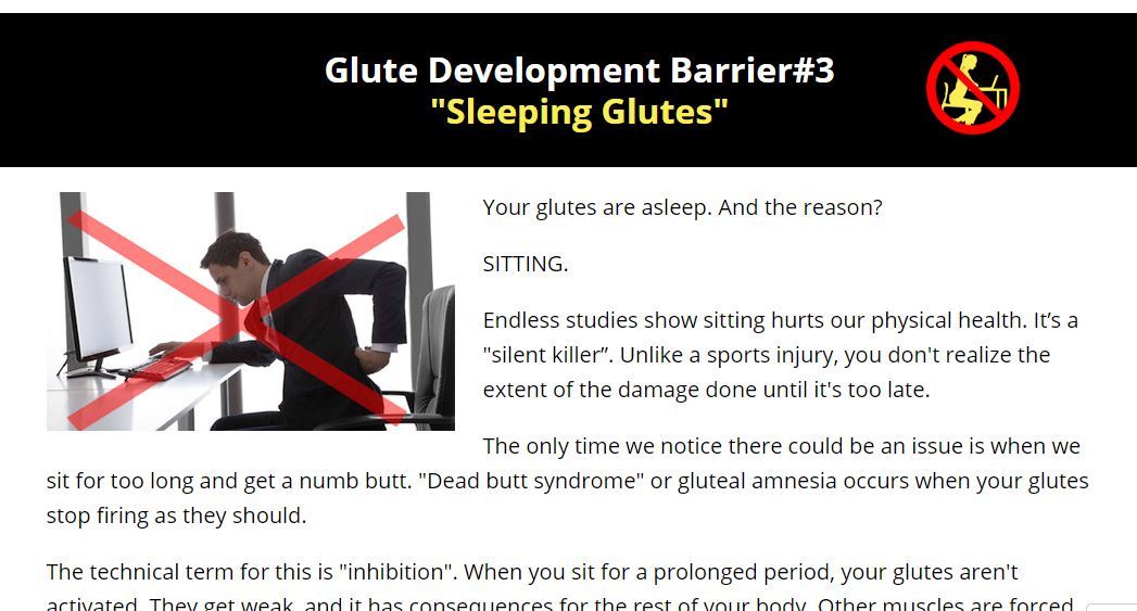 glute development barrier 3