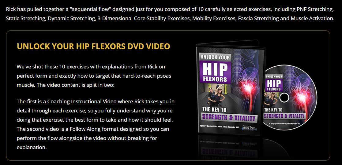 unlock your hip flexors dvd video
