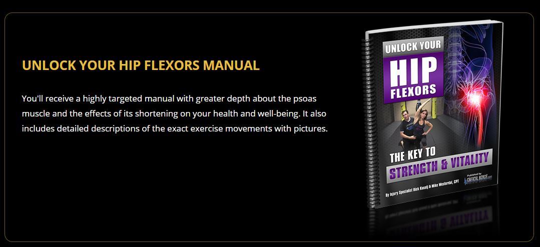 unlock your hip flexors manual